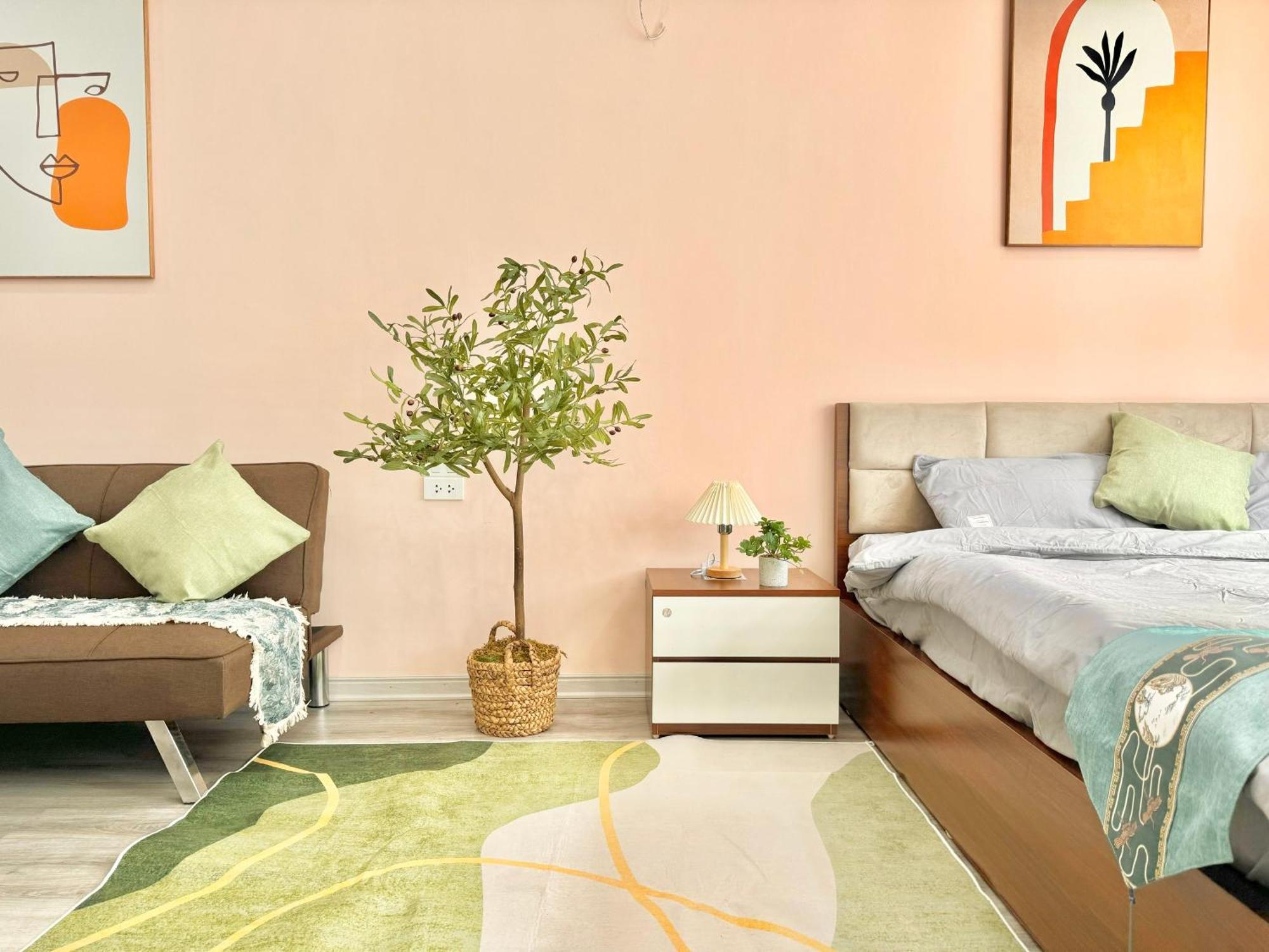 Modern & Comfy Apartment Hanoi Exteriör bild