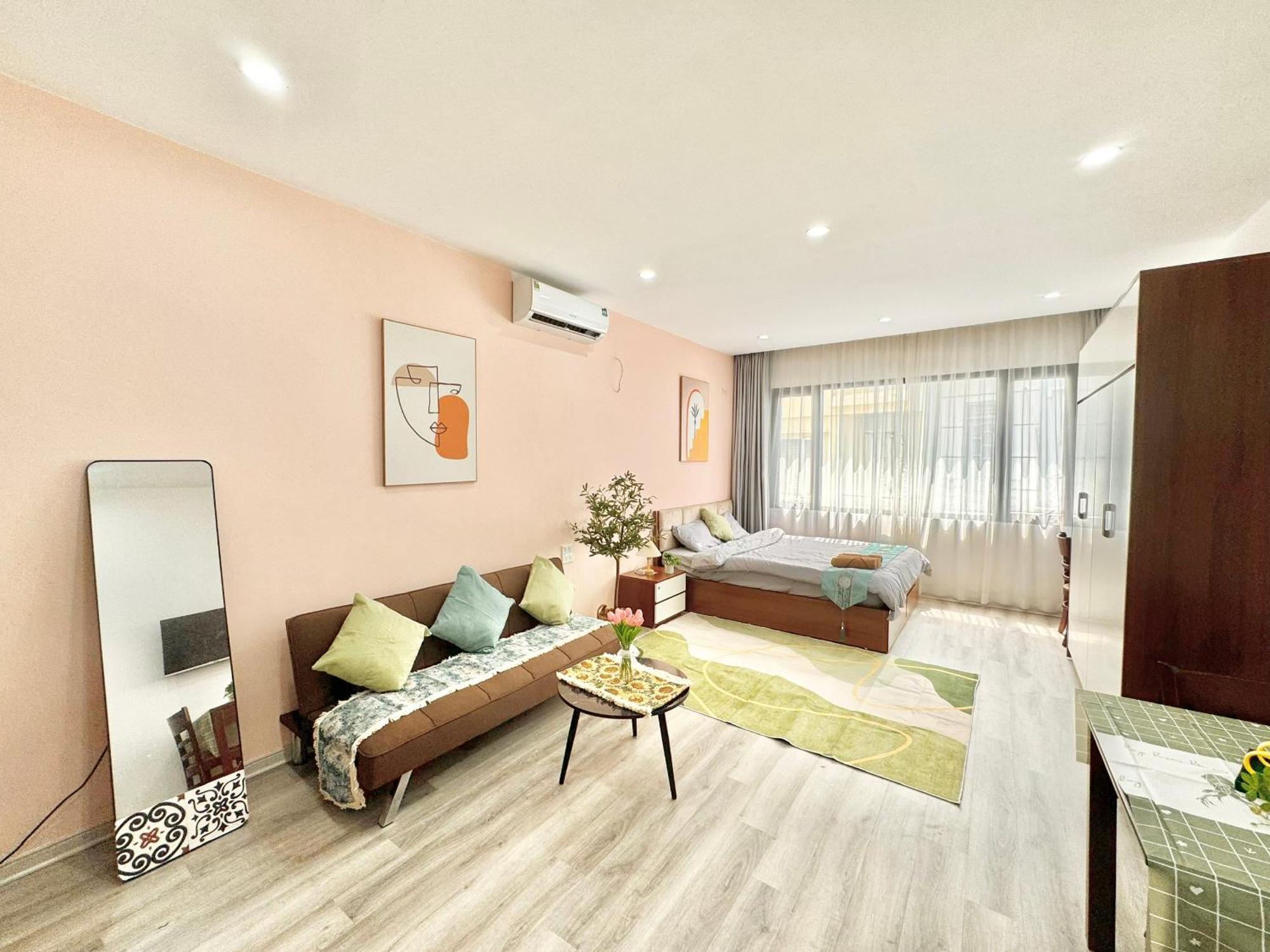 Modern & Comfy Apartment Hanoi Exteriör bild