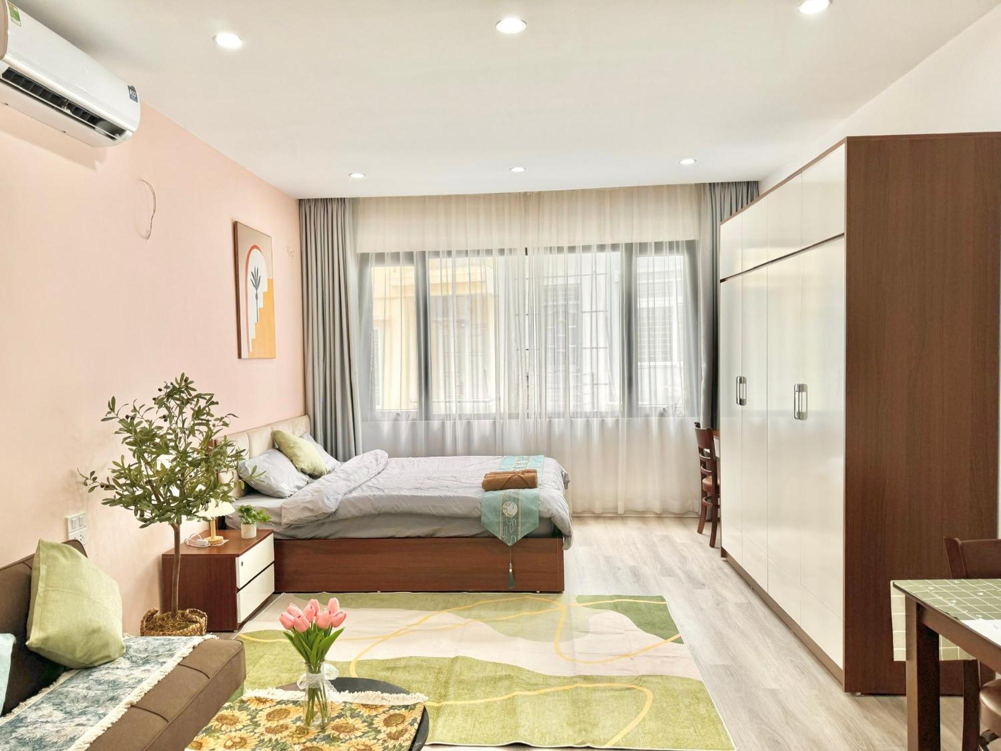 Modern & Comfy Apartment Hanoi Exteriör bild