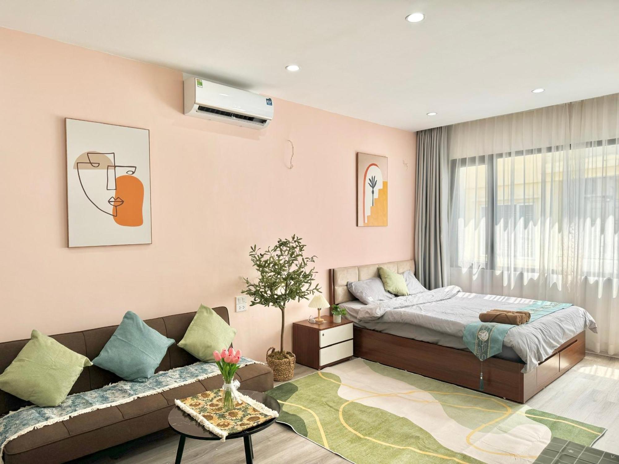 Modern & Comfy Apartment Hanoi Exteriör bild