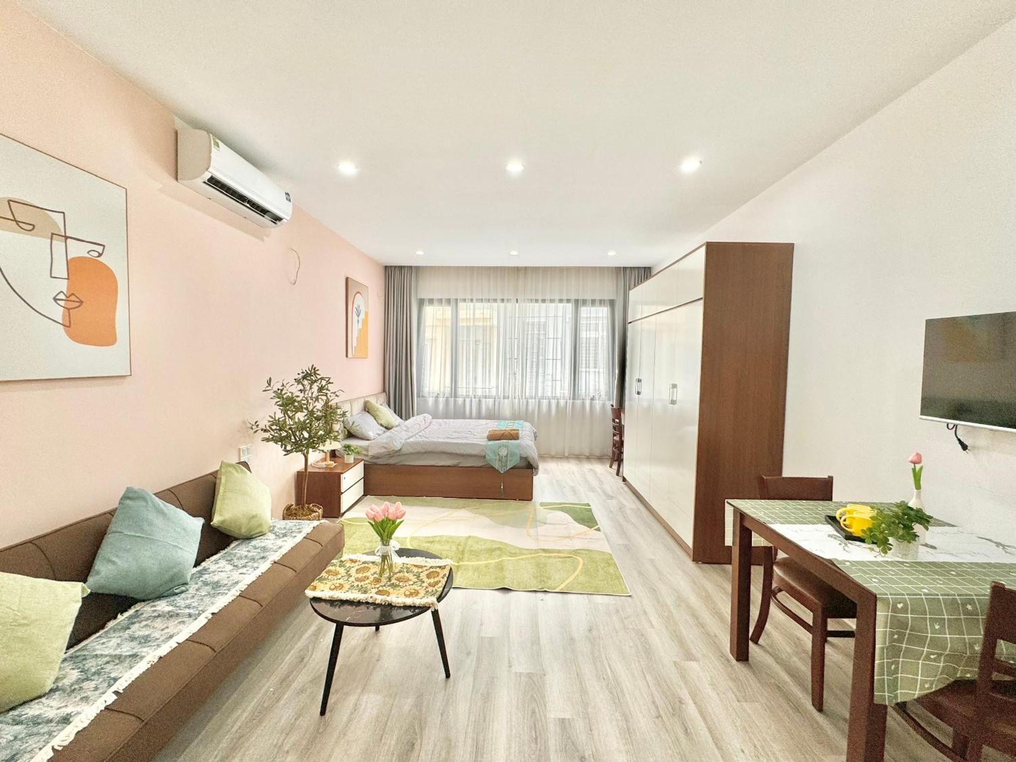 Modern & Comfy Apartment Hanoi Exteriör bild